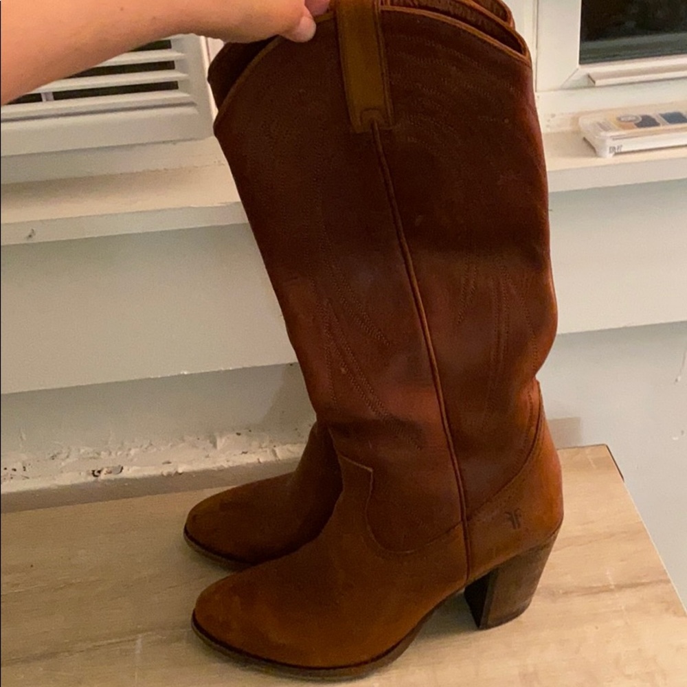 Frye Eliza Boot pull-on Regular Calf, size 10